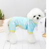 Köpek giyim pijamaları tulum köpek yavrusu küçük kıyafetler pijama Yorkshire kaniş bichon pomeranian schnauzer giyim evcil hayvan