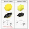 Paraplu's 8-Ribs Mini Parasol Draagbare Pocket Capsule Paraplu Zonwering UV Opvouwbare Paraplu Parasol met Case