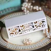 Gift Wrap 50Pcs Eid Mubarak Chocolate Boxes Ramadan Decoration Hollow Out Paper Box Candy Containers Muslim Festival Party Favors