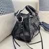 Bolso de hombro Bolsos Mujeres Bolsos Crossbody Señoras Tote Bolso Compras 3A Calidad Amor Espejo Pequeña Cartera Correa larga Cremallera Bolsa 231211