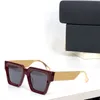 2022 Occhiali da sole da donna Uomo Estate VV4431S protezione UV400 lenti vintage schermate quadrata integrale montatura opaca occhiali moda scatola casuale