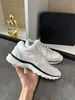 designer lyxskor män kvinnor reflekterande sneakers äkta läder sneakers party sammet kalvskinn blandad fiber fritidssko 35-46 skickas inom 24 timmar