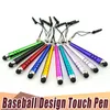 Baseball Design Mini Capacitive Screen STYLUS PEN UNIVERSAL PARA PAD SUMSANG Todos os tablets Smart Phone Tablets