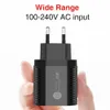 20W Dual Ports PD Chargeur Type c Qc3.0 Chargeur mural Eu US AC Adaptateurs de voyage à domicile pour IPad Iphone 14 x xs max 11 12 13 Huawei Samsung Téléphone Android avec boîte de vente au détail