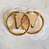 Дизайнерские роскошные модные серьги-кольца из 18-каратного золота, женские серьги-гвоздики для вечеринок, свадебные влюбленные, подарок на помолвку, ювелирные изделия с коробкой
