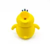 125mm Yellow Psy Duck Bong Hookahs med 14mm Glass Bowl Tobacco Pipe Mini Bongs Waterpipes