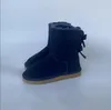 Stiefel, Schneestiefel, Designer-Turnschuhe, Knöchel-Bowknot, kurze Stiefel, Winterschuhe, dreifach schwarz, kastanienbraun, lila, rosa, marineblau, grau, klassisch, Damen-Damen-Mädchen-Stiefeletten VCX