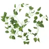 Fleurs décoratives LUDA 2M de longues plantes artificielles feuilles de lierre vert vigne faux Parthenocissus feuillage maison mariage Bar Decora