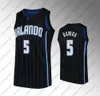 75th Anniversary Diamond Basketball Jerseys 2021/22 Stitched Men Nikola Vucevic Aaron Gordon Mohamed Bamba Evan Fournier Statement Black