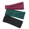 Bandas de cabelo de ioga cordas de tendência esportes de suor de suor de yoga bandana de fitness elástica pura klr fitness running hen wide arest lenfarf l221027