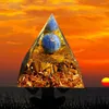 Decorative Figurines Natural Stone Orgonite Pyramid Crystals Energy Generator Healing Meditation Protection For Home Office Craft Decoration