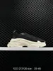 20SS Nya Herr Dam Tyrex Sneakers Classic Triple S 5.0 5 Gummi Mesh Trainer Designer Skor Metallic Snörning Low Top Klar sula Löpning