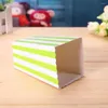 Gift Wrap 12pcs Popcorn Boxes Containers Cartons Paper Bags White Black Stripe Box