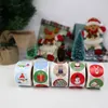 Gift Wrap 500pcs Christmas Self Adhesive Tag Stickers Santa Snowmen Deer Xmas Decorative Presents Labels Decals For Guest