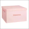 Storage Boxes Bins Foldable Clothes Storage Box Modern Style Household Underwear Panties Socks Organizer For Oxford Cloth Containe Dhvgi