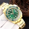 Mens Watch Movement Designer Gold Watches 41mm 904L Rostfritt stål Fashion Watch Luminous Luxury Watch Fine Justering Buckle Wristwatches Orologio.