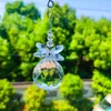 Żyrandol kryształ 8 kolorów wisiorki DIY Kryształy koraliki Suncatcher Prism wiszące ozdoby Dekoracja samochodu