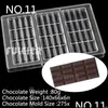 Baking Moulds 26 Style Polycarbonate Chocolate Bar Molds Baking Cake Beln Sweets Candy Mod Confectionery Tools For Bakeware 220601 D Dhkwp