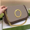 2023 New Designer Blondie Shoulder Bag Women Handbag Luxury Fashion Womens Handbags Black Ophidia Whie Green Leather Canvas Bags nice