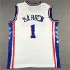 2022 كرة السلة 1 James 21 Joel Harden Embiid Jersey 0 Tyroese Maxey 7 Isaiah Joe 20 Georges Niang 31 Seth Curry Jerseys Mens