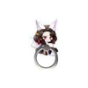 Cell Phone Accessories Creative Ring Mounts Holders Acrylic Finger Ring Buckle Bracket Mixed Anime Demon Slayer Kimetsu No Yaiba Kamado For iPhone 7 Plus Samsung