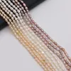 Beads Quality Natural Freshwater Pearl Rice Round Loose Pearls For DIY Charm Bracelet Necklace Jewelry Accessories Making 4-5mm