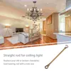 Rails Hooks Ceiling Rod Support Bearing Lighting Chandelier Pendant Bracket Hook Post Load Tube Lamp Hanging Entryway Mount Fixture