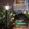 Solar Post Pathway Lights Outdoor LED Garden Waterproof Power Lawn Landscape na patio