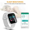 Y68 Smart Watch Smartwatch Sport Bracelet Litness Rate Rate Monitor Monitor Blood Pressure Watches for Men Women Android iOS