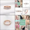 Cluster Rings Cluster Rings 925 Sterling Sier Band Ring for Women Rose Gold Plated Crystal CZ Engagement Anniversary Gifts Classic W DHSPC