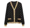 Kvinnors tr￶jor Designer New Sweater Cardigan Luxury Ggity Letter Casual Knit Shirt V-halsjacka DFC8
