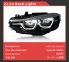Bilkastare LED -strålkastarmontering Dynamisk streamer Turn Signalindikatorbelysning för BMW F32 F36 M4 F82 425I DAYTIME Running Light Fog Head Lamp