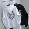 Vinter amiirss paradise hoodie trendig tröja fågel svett papegoja palmträd high street män och kvinnor lös huvtröja trend coa 58iv