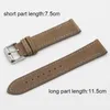 High Quality Retro Strap Band 18mm 20mm 22mm 24mm Leather bands Gray Black Brown Blue for Men Watch Accessories