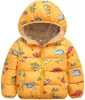 Fashion Down Coats dla dzieci z kapturem lekkie polarowe kurtki zimowe wiatroodporne ciepłe puffer odzież 6941540