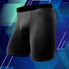 Underpants 3 Pcs/Lot Men's Boxer Briefs Soft Panties Swimming Trunks Fashionable Large Size Long Sports Shorts Men Ice Silk Flat Pants