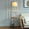 Floor Lamps Nordic Lamp Rack Living Room Bedroom Sofa Simple Modern Creative Wood El Vertical Table Decorative Lights