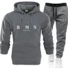 Novo sweatsuit designer agasalho masculino luxo suor terno outono inverno jacke masculino jogger ternos jaqueta e calças conjuntos preto cinza spor7094235