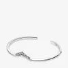Wysoka polska 100 925 Sterling Silver Tiara Wishbone Otwarta Bogurka Moda Weddna Biżuteria zaręczynowa dla kobiet Prezenty 279G8099359