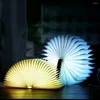 Veilleuses 3D Creative LED livre lumière en bois 5 couleurs magnétique pliable bureau lampe de Table Portable décoration de la maison Lampara