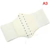 Belts Sexy Leather Elastic Wide Band Waist Belt Waspie Corset Cinch Underbust Waistcoat Cincher With Buckle Cummerbund