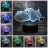 Night Lights Lovely Dog Doggy Novelty Cute Puppy Animal 3D LED Light Table Lamp Bedroom Sleep House Decor Child Kid Christmas