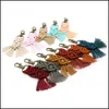 Клайки Lanyards Rame Fringe Клавиц Boho свадебный декор для свадебного душа подарки до 5 Rames Tassel Key Chain Delive 2022 F Dhxhg