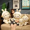 Poupées en peluche lapin adorables 25-50CM, oreiller Animal d'astronaute Kawaii, jouets de dessin animé en peluche doux pour filles, cadeau de noël pour enfants