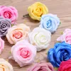 50pcs/مجموعة روز زهرة الرؤوس حديقة لوازم الورود متعددة الألوان الاحتفال بالاحتفال بمناظر الزهور الاصطناعية 276 R2
