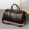 Plunjezakken grote bagage reistas lederen zakelijke handtas buitenreis reizen voor mannen met schoenen positie schoudersport