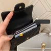 Luxury brand handbag Wallet small fragrance card pack red with the same coin purse ladies multi-card wallet caviar arbule manufacturers direct sales