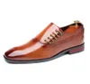Affaires luxe OXford hommes chaussures en cuir respirant en caoutchouc chaussures habillées formelles hommes bureau fête chaussures de mariage taille 48