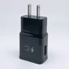 Fast Charger with type-C cable wall charging for Samsung Home Power Travel Adapter by Retail Box