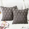 Pillow Case Quilted Headrest Pillowcases Ins Velvet Nordic Pillowcase Fashion Square Sofa Throw Plush Cushion Cover Pillowslip Home Office Hotel Decoration BC153